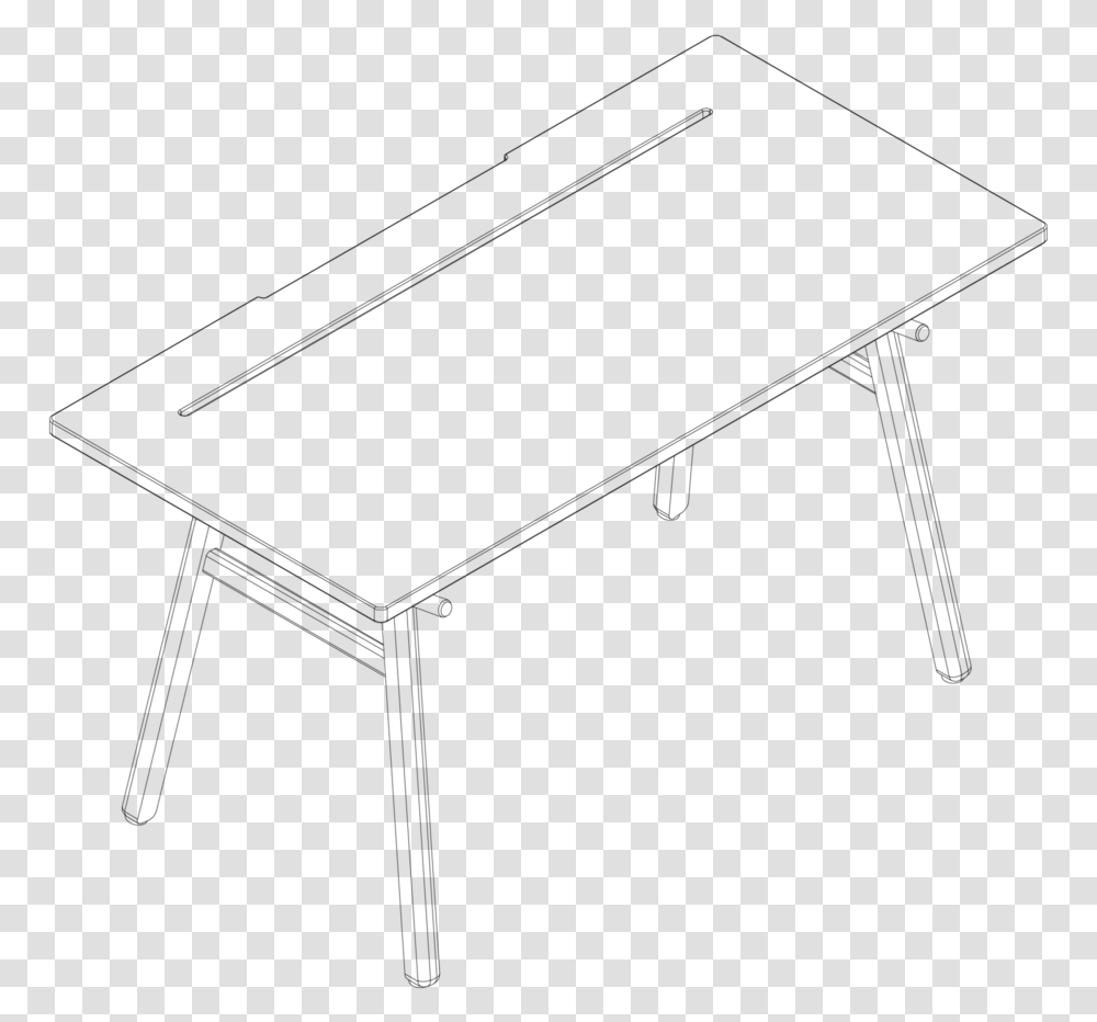Desk 02 Illustration Coffee Table, Furniture, Tabletop, Piano, Leisure Activities Transparent Png