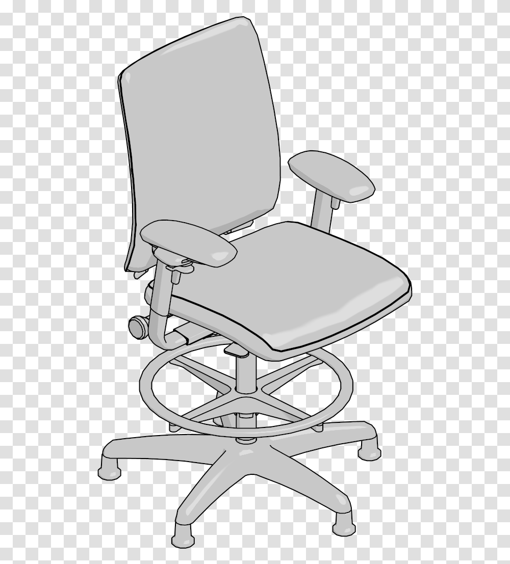 Desk Chair Clipart Office Chair, Furniture, Rocking Chair Transparent Png
