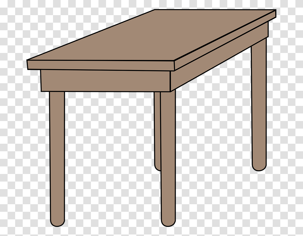 Desk Clipart Class, Furniture, Table, Coffee Table, Dining Table Transparent Png