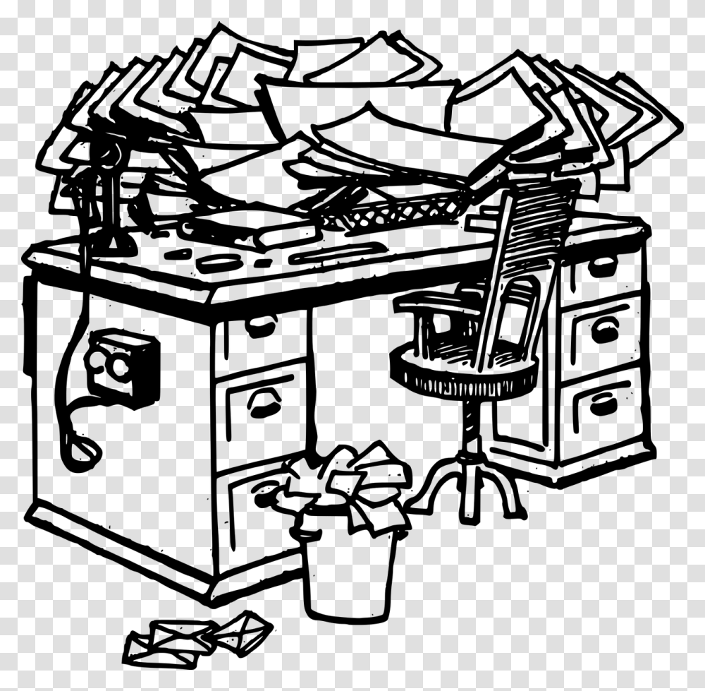 Desk Clipart Research Paper, Gray, World Of Warcraft Transparent Png