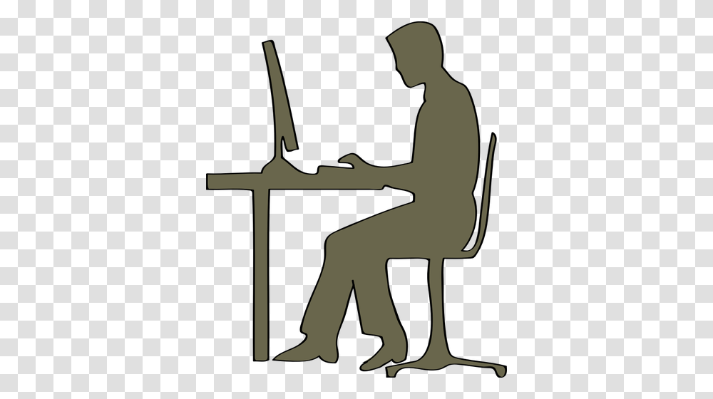 Desk Free Clipart, Silhouette, Musician, Musical Instrument, Standing Transparent Png