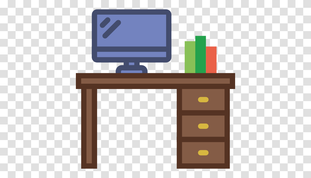 Desk, Furniture, Computer, Electronics, Table Transparent Png