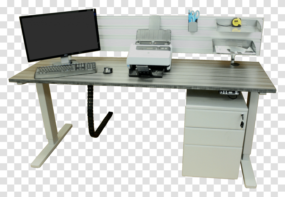 Desk, Furniture, Table, Computer Keyboard, Hardware Transparent Png