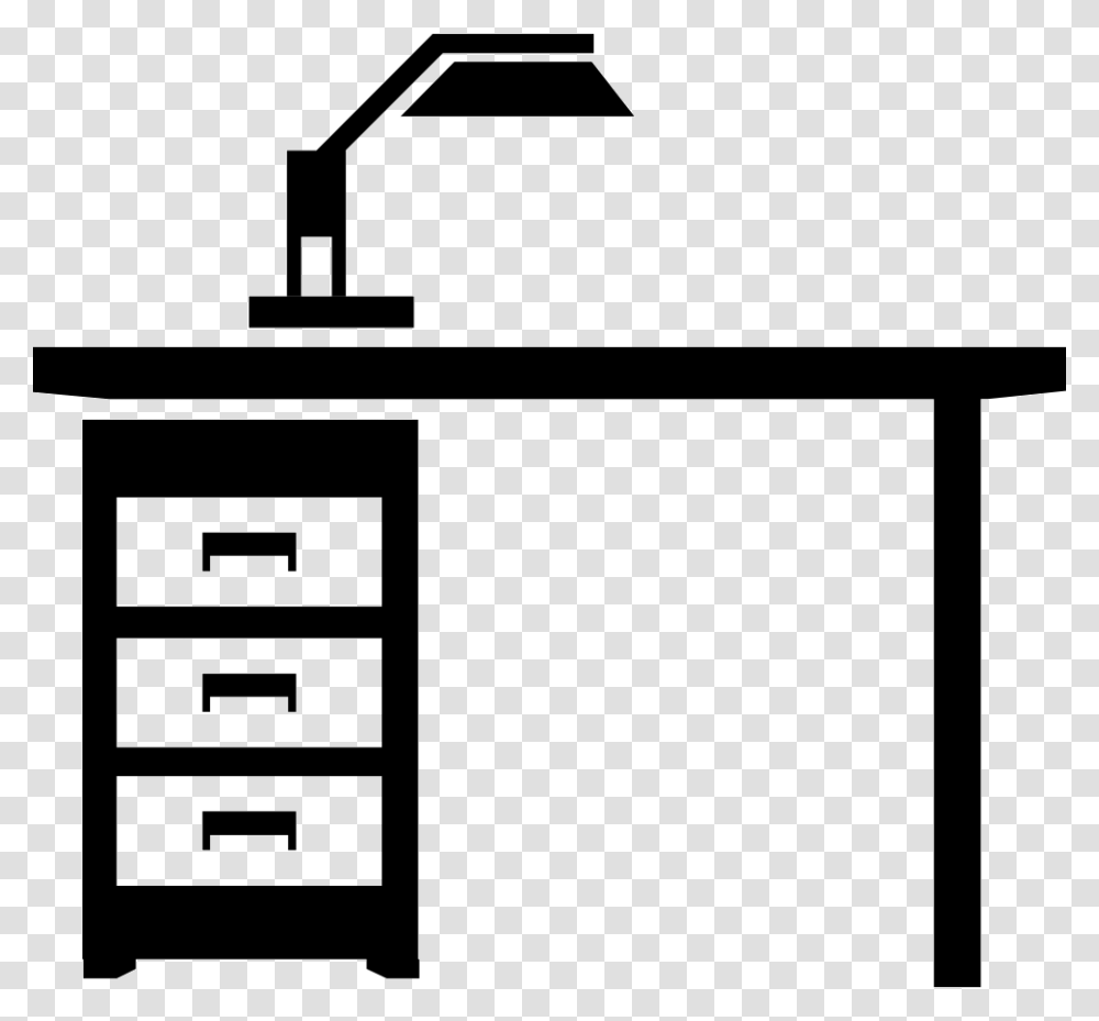 Desk Icon Free Download, Furniture, Drawer, Cabinet, Tabletop Transparent Png