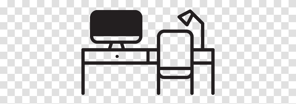 Desk Icon White, Chair, Furniture, Electronics, Couch Transparent Png