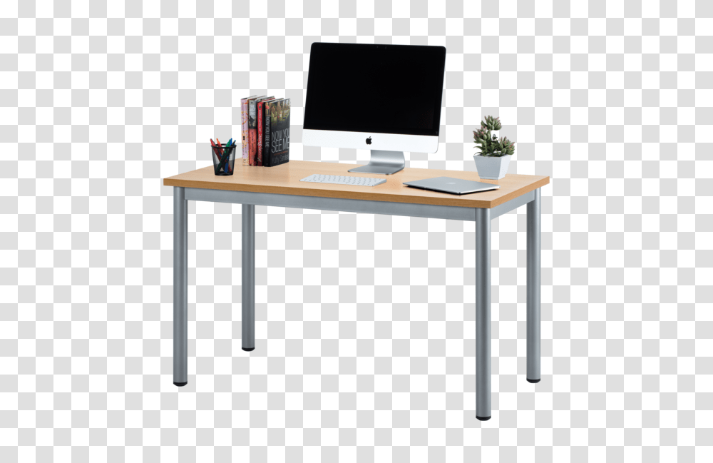 Desk Images Free Download, Table, Furniture, Computer, Electronics Transparent Png