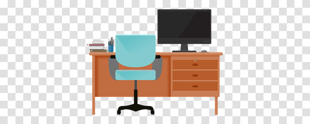 Desktop Technology, Table, Furniture, Monitor Transparent Png