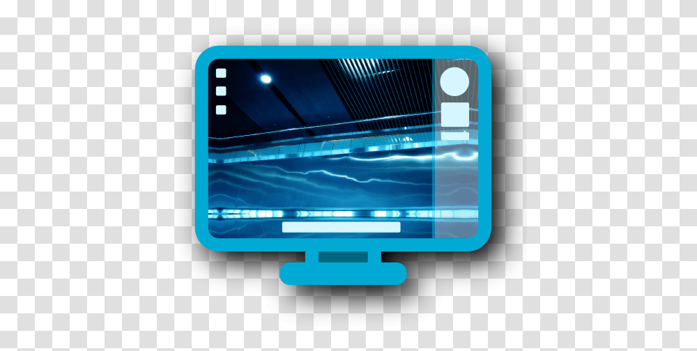 Desktop Blue Icon Ico Or Icns Desktop App Logo, Monitor, Screen, Electronics, Display Transparent Png