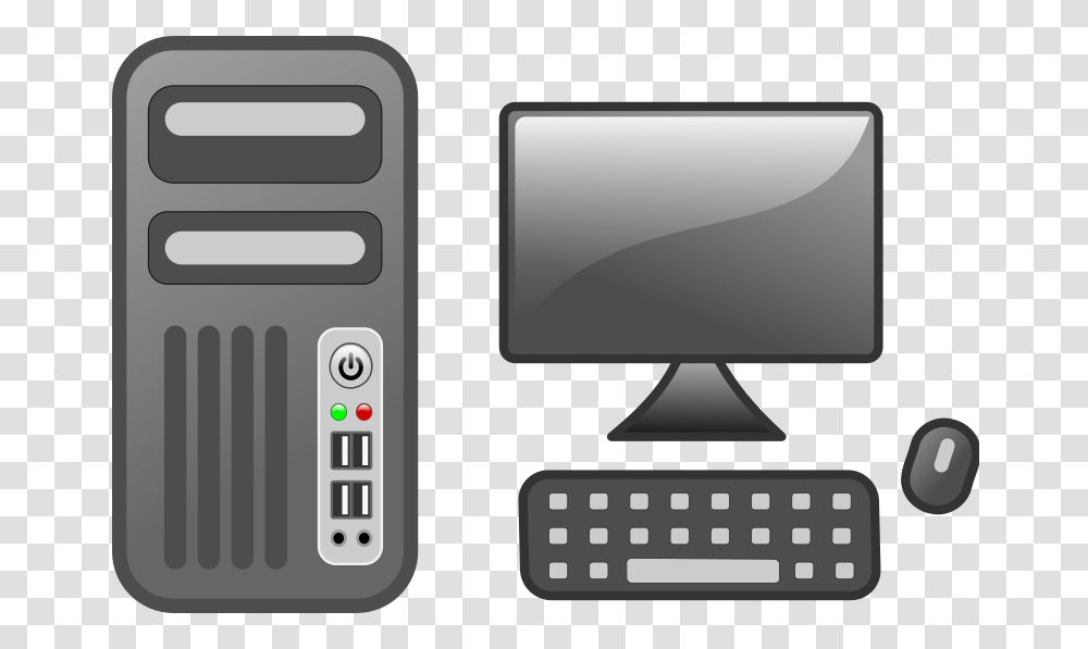 Desktop Computer Clip Art, Electronics, Pc, Computer Keyboard, Computer Hardware Transparent Png