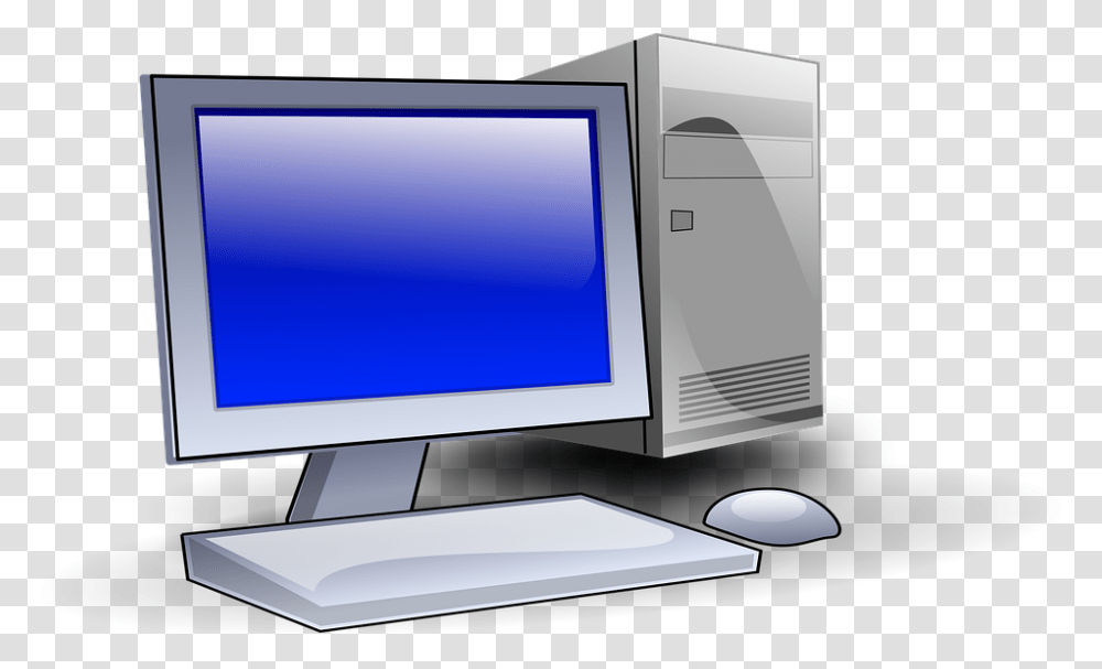 Desktop Computer Clipart Hd, Monitor, Screen, Electronics, Display Transparent Png