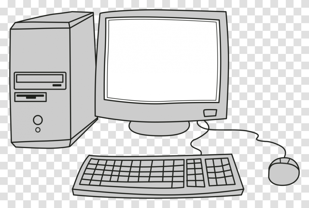 Desktop Computer Computer Blank Screen, Computer Keyboard, Computer Hardware, Electronics, Monitor Transparent Png