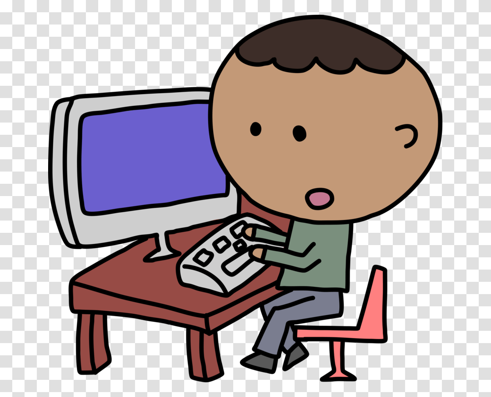 Desktop Computers Laptop Child Download, Electronics, Furniture, Table Transparent Png