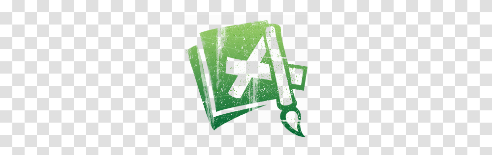 Desktop Icons, Recycling Symbol, Star Symbol, Green Transparent Png