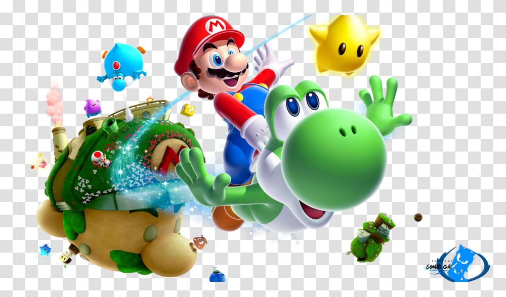Desktop Wii Wallpapers Of Super Mario Galaxy 2 Mario Mario Bros Transparent Png