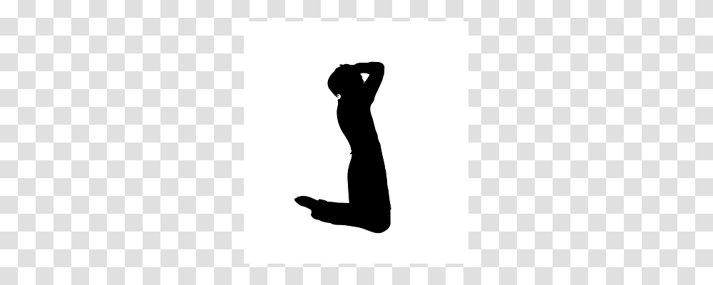 Desperate Silhouette, Kneeling, Person, Human Transparent Png