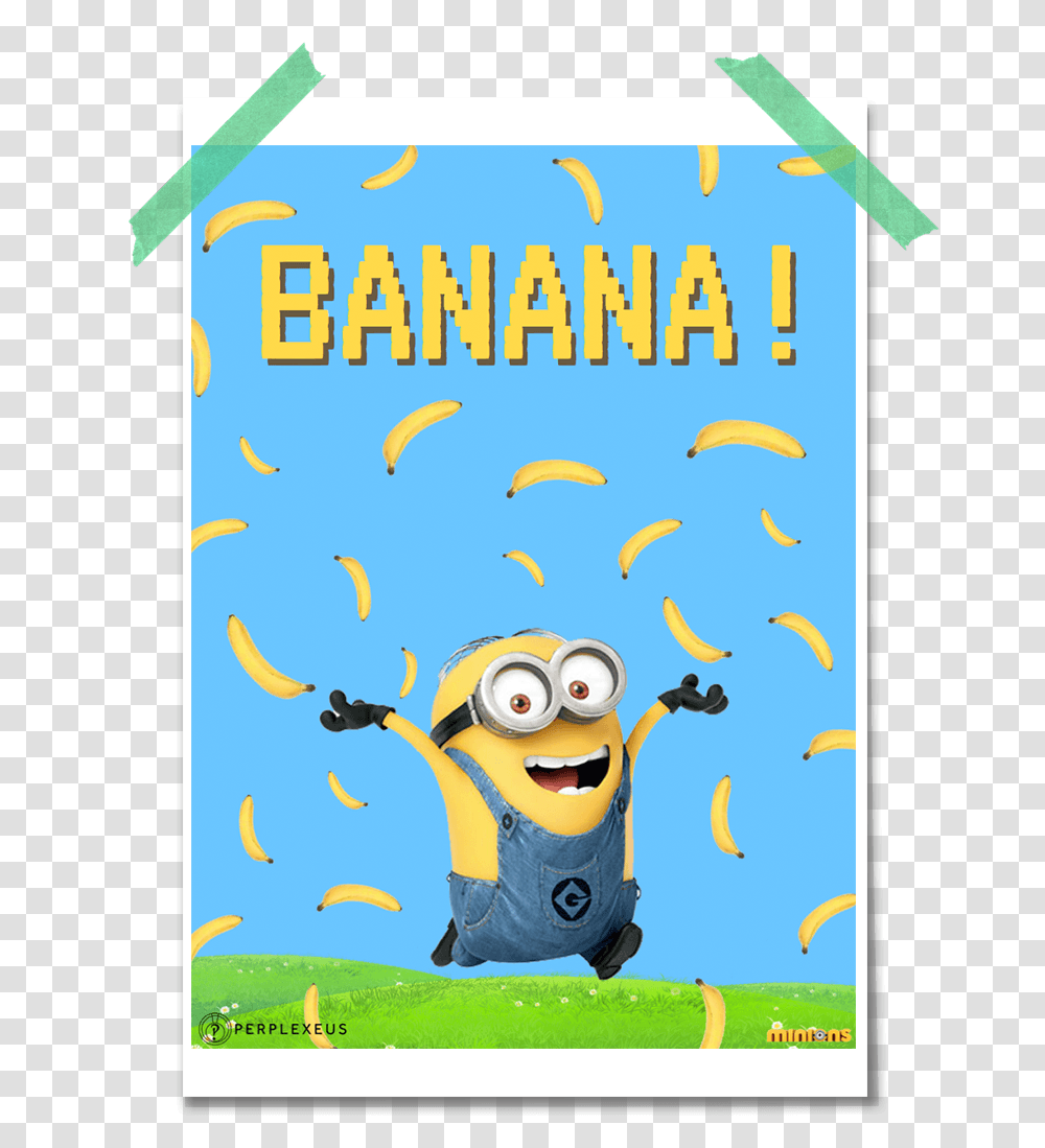 Despicable Me Minnions Raining Bananas Poster I'm Not Special But Limited Edition, Advertisement, Flyer, Paper Transparent Png