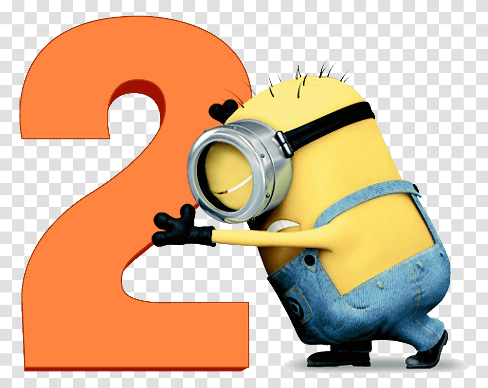 Despicable Me Photo Minion With Number, Electronics, Headphones, Headset, Cushion Transparent Png