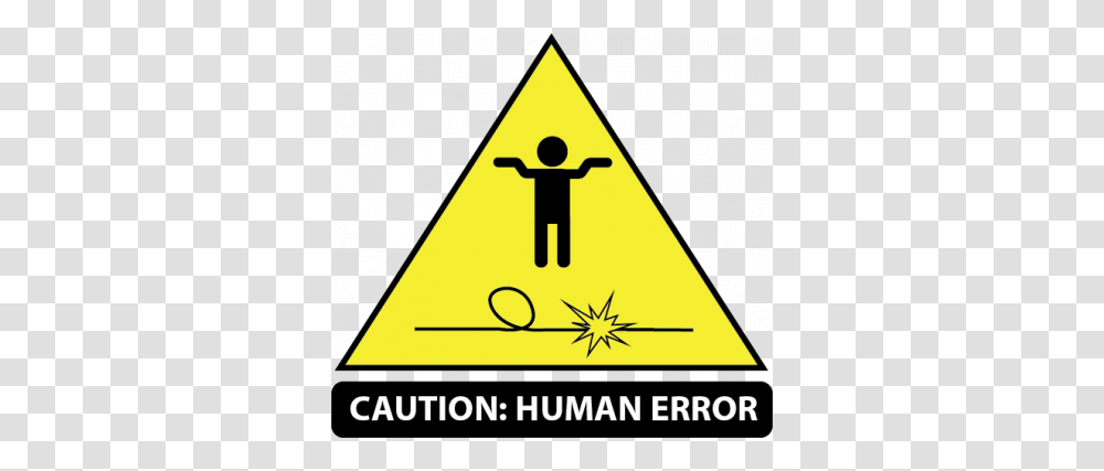 Despite Rising Automation Human Error Is A Top Cause Of Downtime, Triangle, Sign, Road Sign Transparent Png