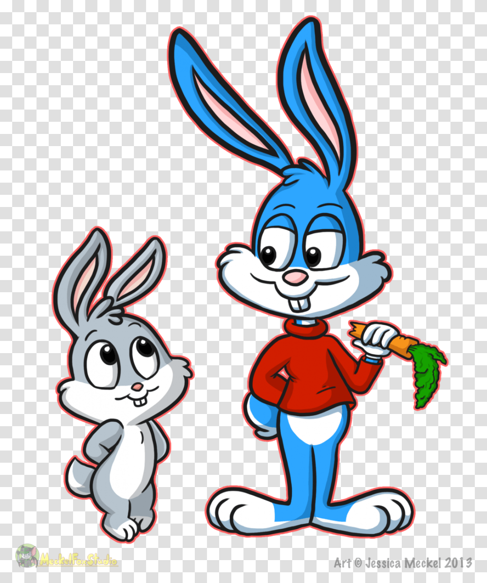 Dessiekisses Baby Bugs And Buster Bunny, Mascot Transparent Png