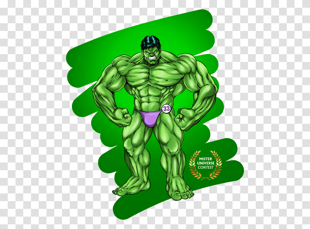 Dessin Homme Muscl Toons, Green, Hand, Banana, Fruit Transparent Png