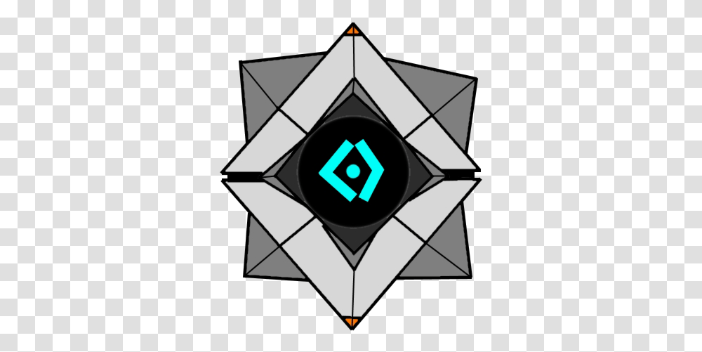 Destiny Ghost Background Destiny Ghost Gif, Triangle, Star Symbol, Logo Transparent Png