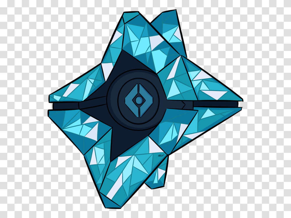 Destiny Ghost Triangle, Star Symbol, Clock Tower, Architecture, Building Transparent Png