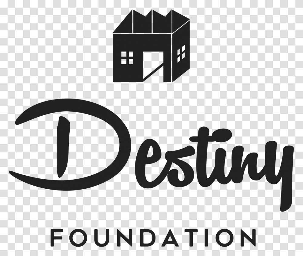 Destiny Logo Background, Alphabet, Building, Housing Transparent Png