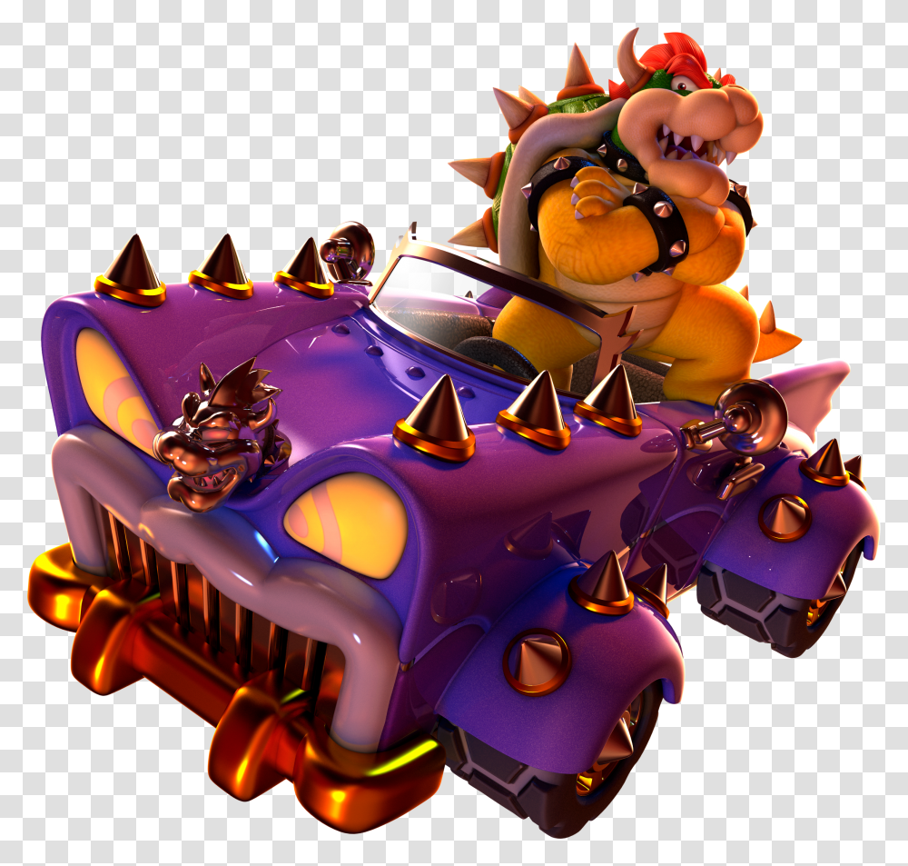 Destroyed Car Bowser Mario 3d World Transparent Png