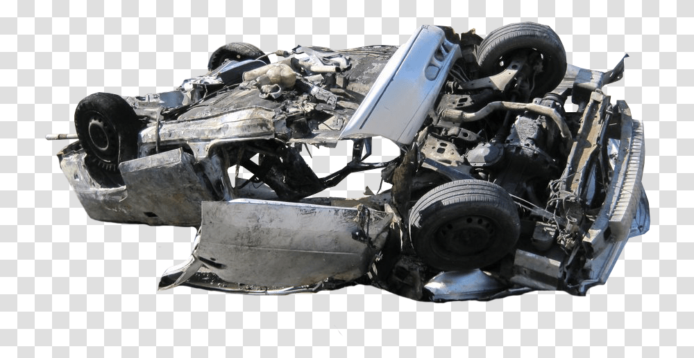 Destroyed Car Psd Official Psds Destroyed Car, Machine, Wheel, Engine, Motor Transparent Png