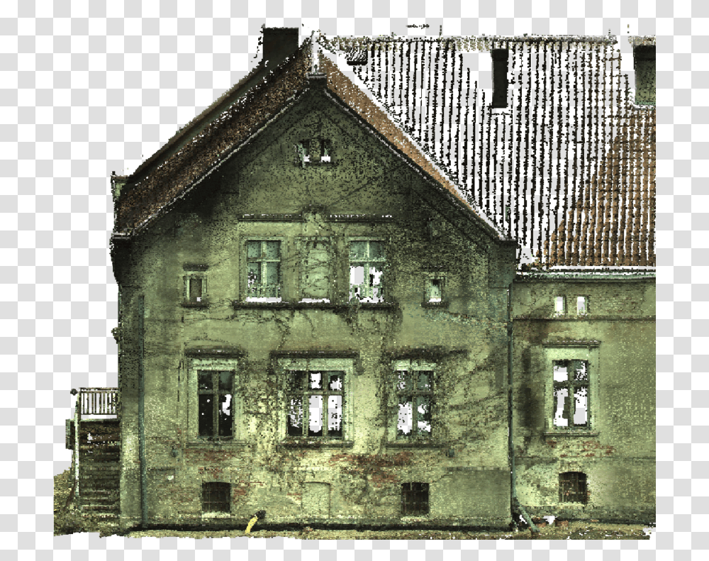Destroyed Facade Of A Historic Building Destroyed House, Nature, Outdoors, Architecture, Shelter Transparent Png