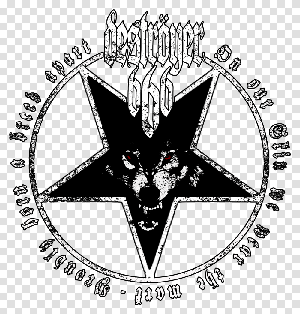 Destroyer 666 Artwork Album, Logo, Trademark, Emblem Transparent Png