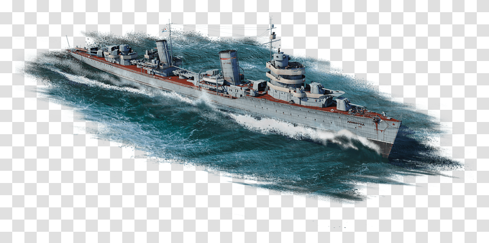 Destroyer Leningrad For 8 Marks Of Distinction War Thunder Leningrad Skin, Boat, Vehicle, Transportation, Military Transparent Png