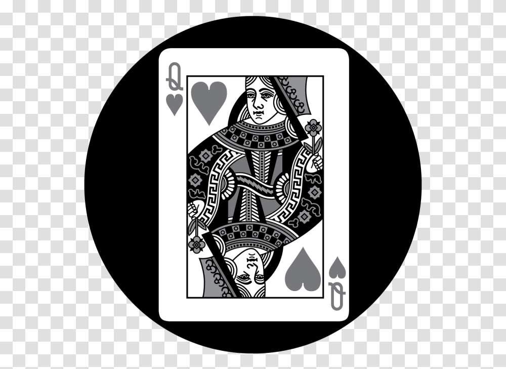 Detailed Card Queen Apollo Design Playing Card Real Size, Doodle, Drawing, Art, Text Transparent Png