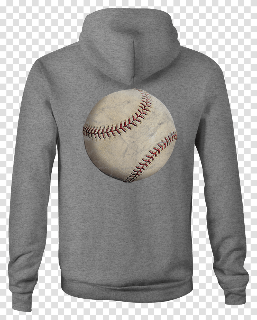 Details About Baseball Zip Up Hoodie Softball Laces Hooded Sweatshirt Hoodie, Sleeve, Clothing, Apparel, Long Sleeve Transparent Png