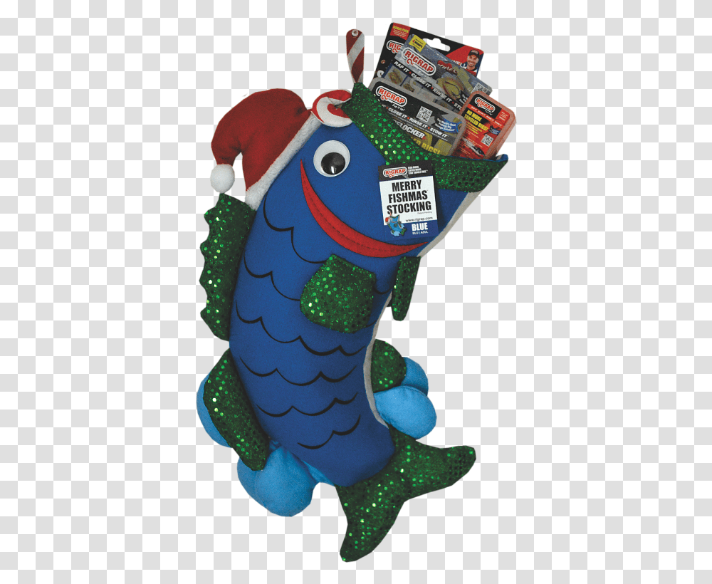 Details About Christmas Stocking Fishing Stocking, Toy, Inflatable, Figurine, Mascot Transparent Png