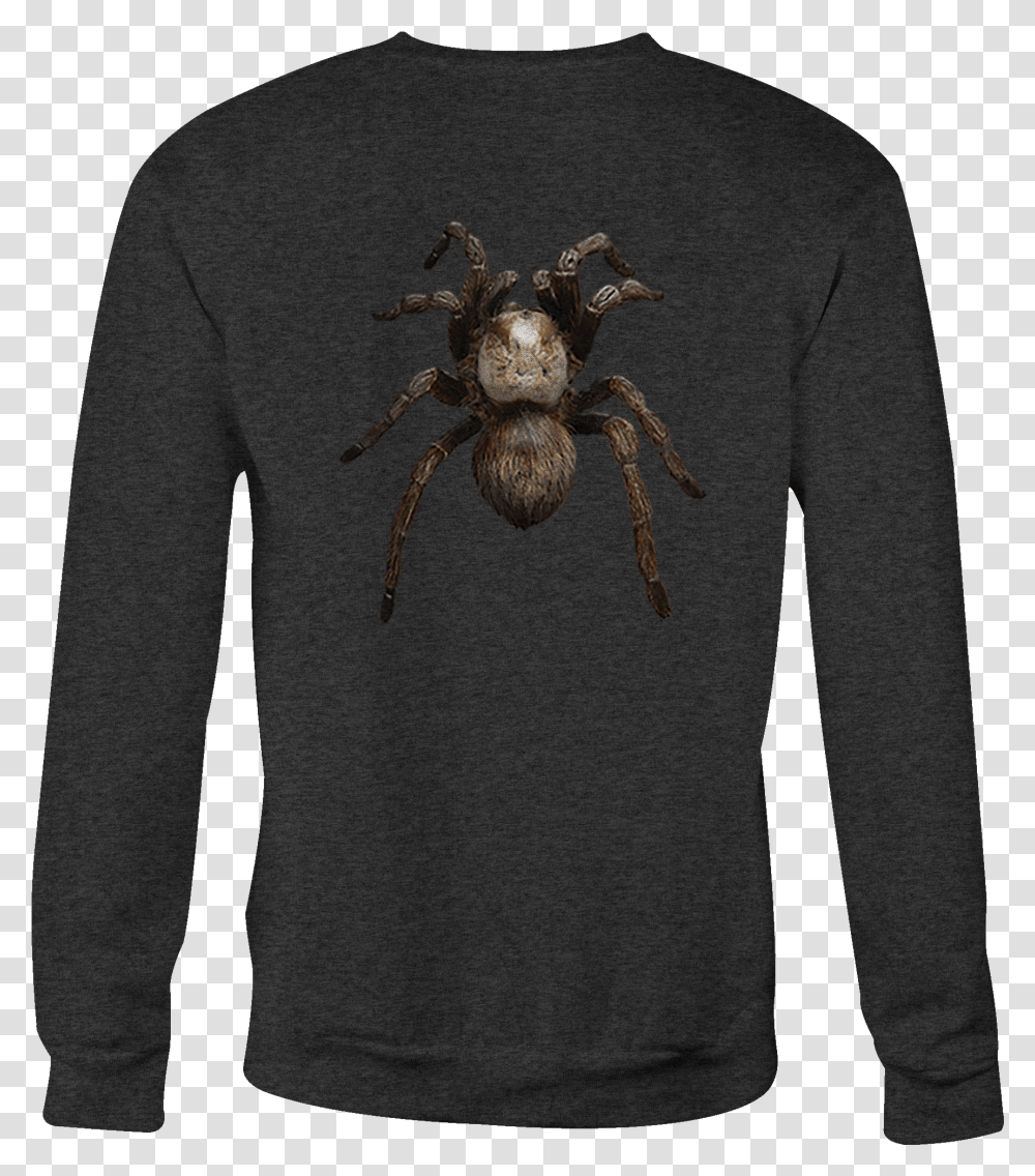 Details About Crewneck Sweatshirt Spider Tarantula Shirt For Men Or Women Insect, Sleeve, Clothing, Apparel, Invertebrate Transparent Png