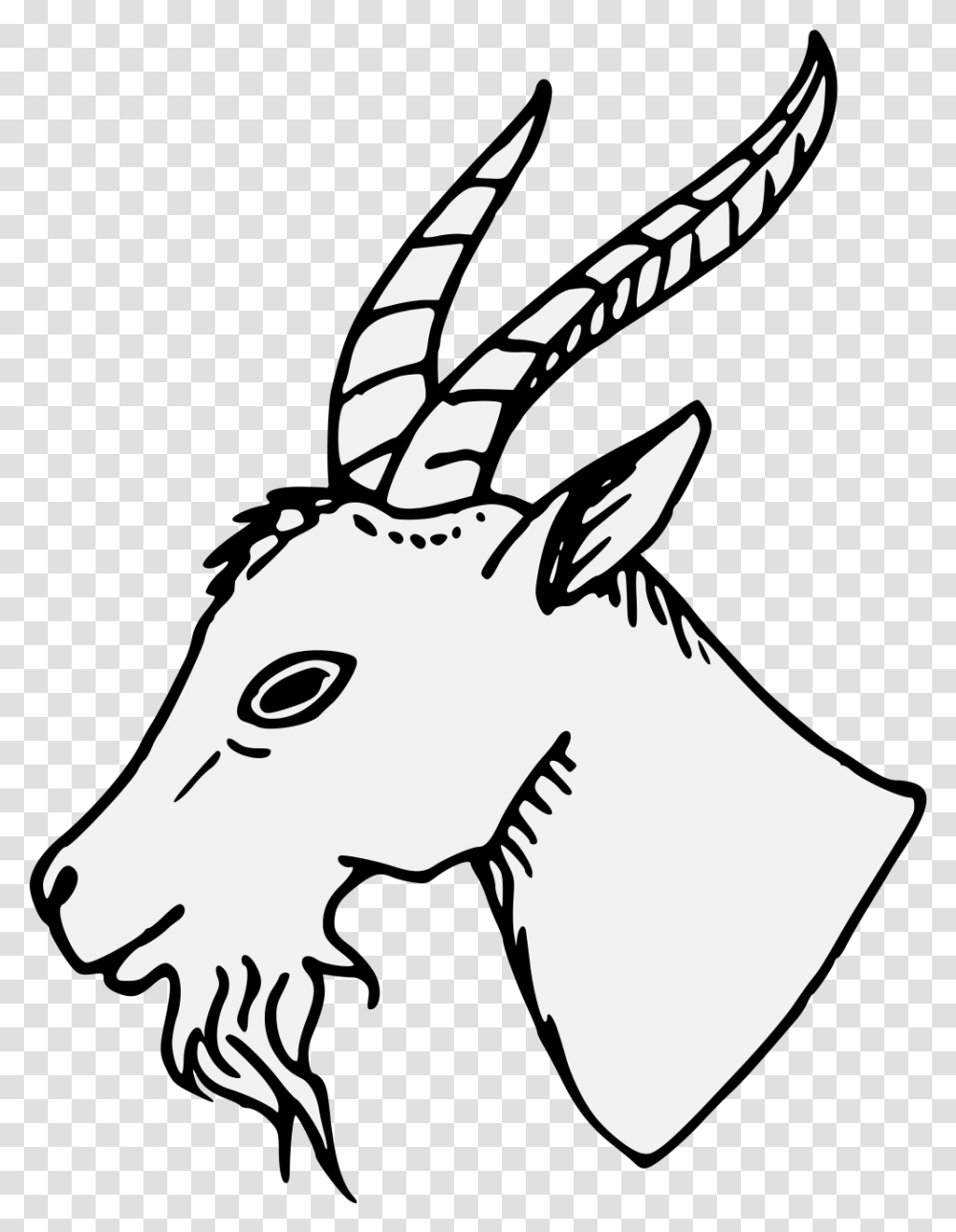Details Goats Head Heraldry Goat Head Svg, Mammal, Animal, Stencil, Donkey Transparent Png