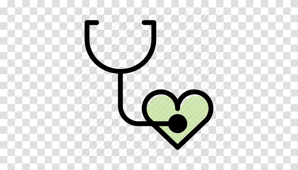 Detection Find Health Heart Medical Stethoscope Icon, Label Transparent Png