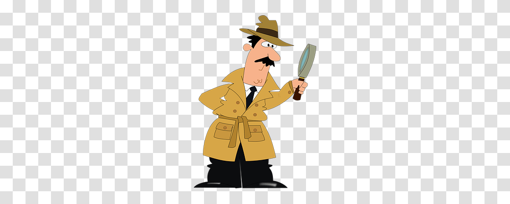Detective Person, Apparel, Coat Transparent Png