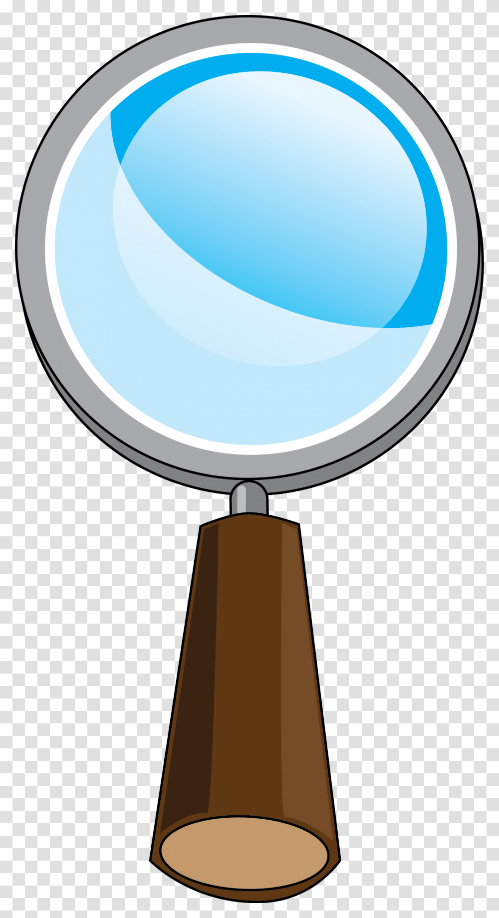 Detective Clipart Fingerprint, Lamp, Magnifying Transparent Png