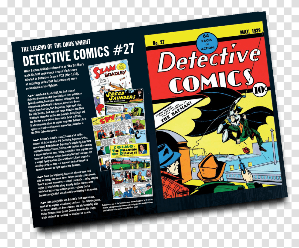 Detective Comics, Person, Human, Poster, Advertisement Transparent Png