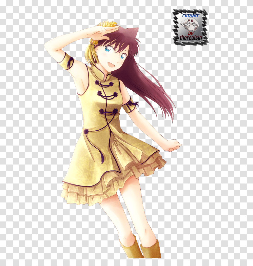 Detective Conan Render Manga Fille And Mouri Ran Render, Person, Human, Doll, Toy Transparent Png