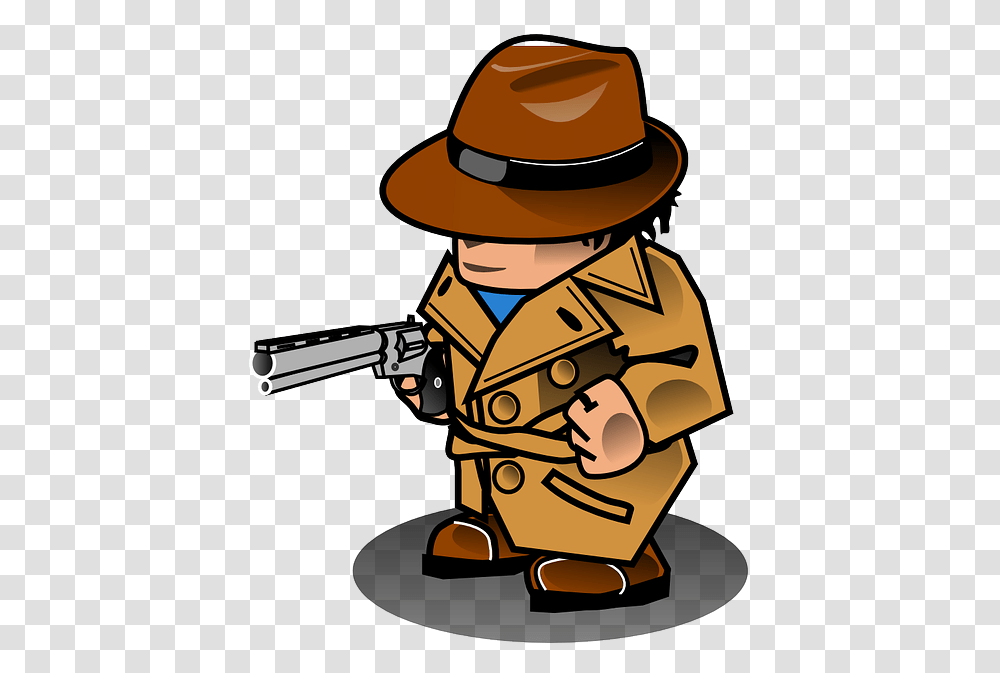 Detective Free To Use Cliparts, Apparel, Gun, Weapon Transparent Png