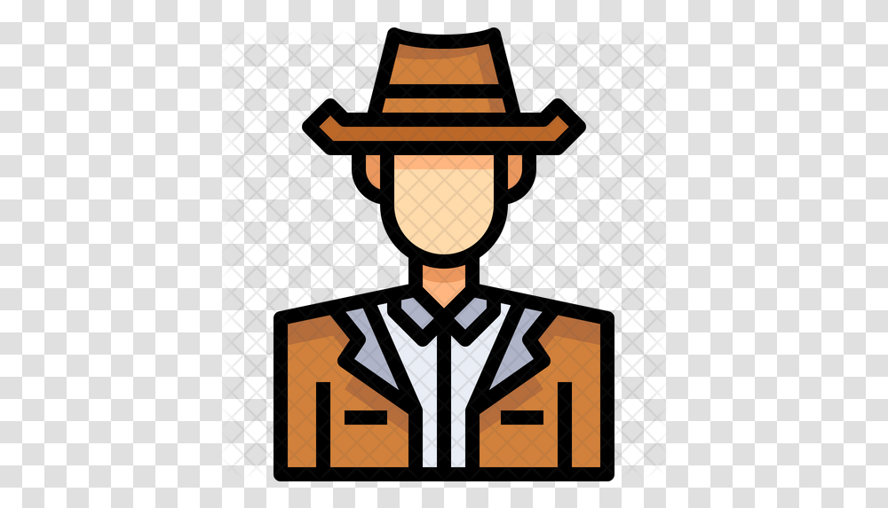 Detective Icon Detective Profile, Clothing, Art, Text, Symbol Transparent Png