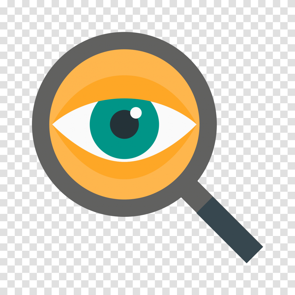 Detective Icon, Tape, Magnifying Transparent Png