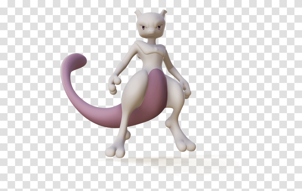 Detective Pikachu Characters Pokemon Detective Pikachu Mewtwo, Figurine, Mammal, Animal, Toy Transparent Png