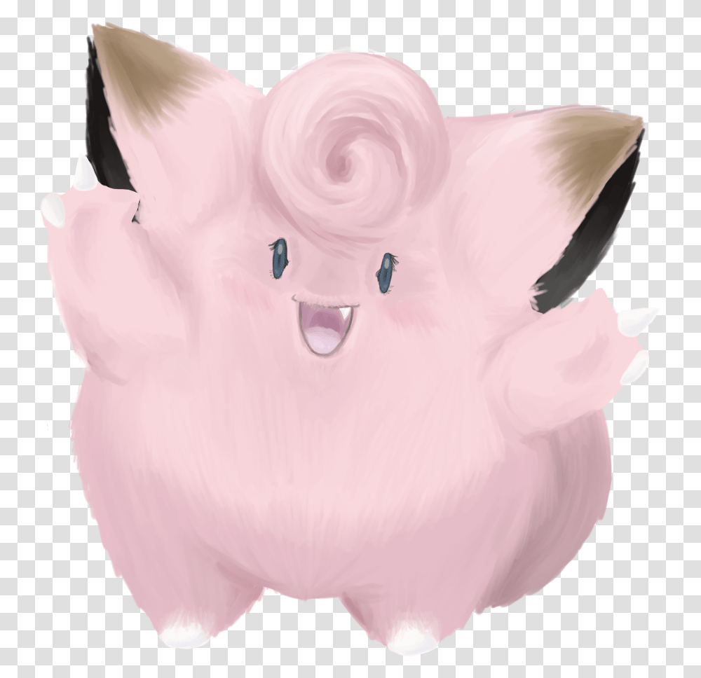 Detective Pikachu Inspired Clefairy No Stuffed Toy, Animal, Art, Piggy Bank, Cat Transparent Png