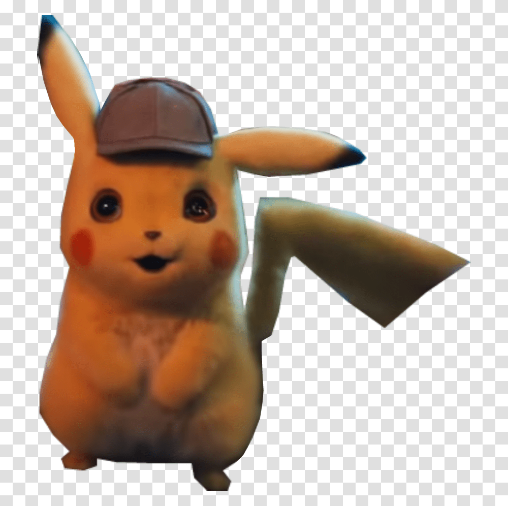 Detective Pikachu Movie By Background Pokemon Detective Pikachu, Figurine, Toy, Apparel Transparent Png