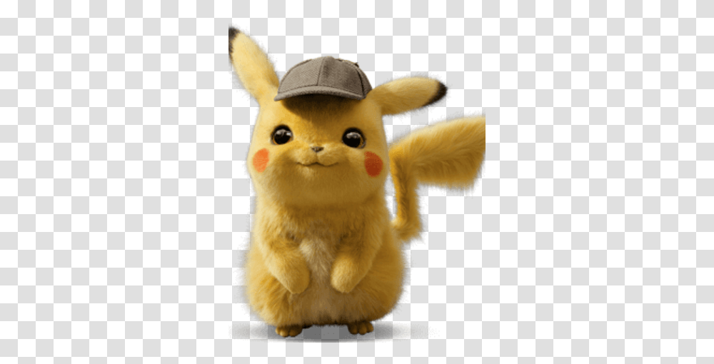 Detective Pikachu Pokemon Detective Pikachu, Plush, Toy, Figurine, Animal Transparent Png