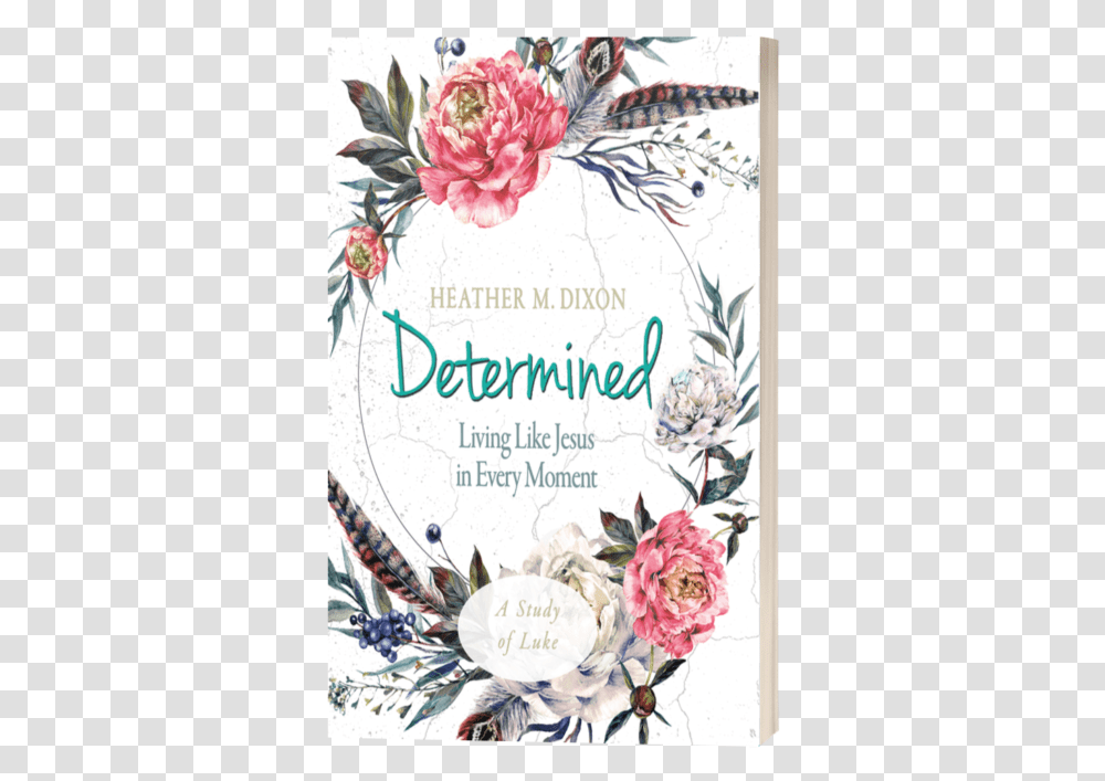 Determined Women's Bible Study Participant Workbook, Floral Design, Pattern, Envelope Transparent Png